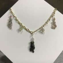 招財旺夫I碧璽電氣石Tourmaline14K手鏈I糖果金魚I情人節禮物