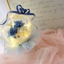 16吋光球抱抱桶永生花束| 星海之願~開幕/祝賀/升遷/生日