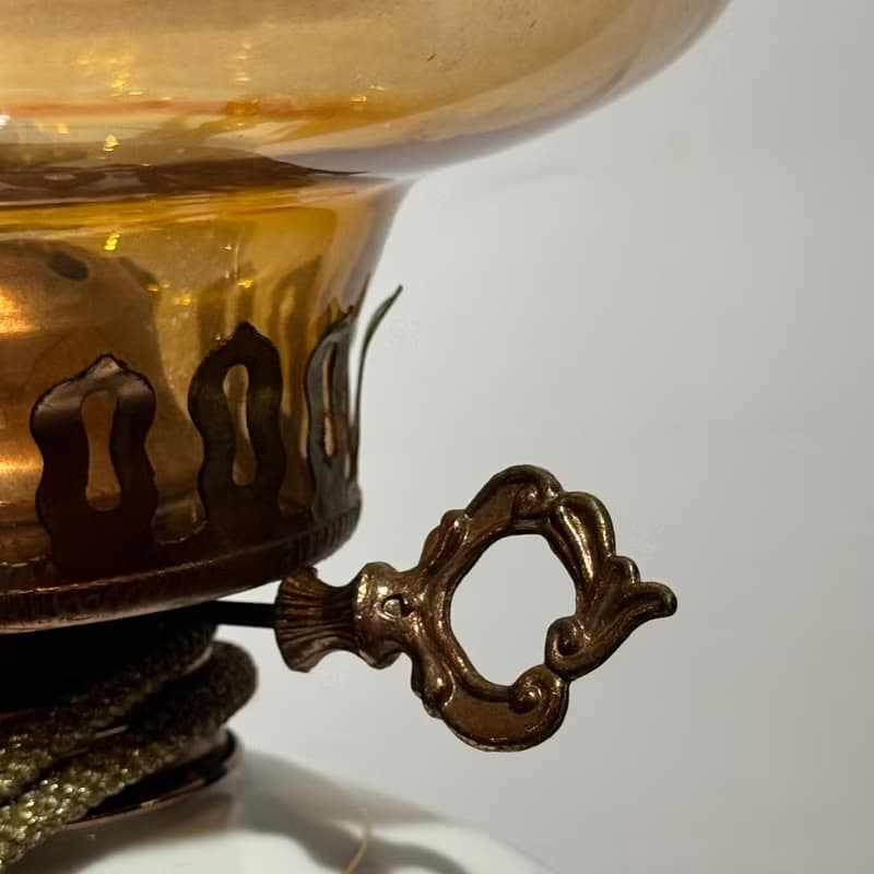 歐式玫瑰瓷油燈