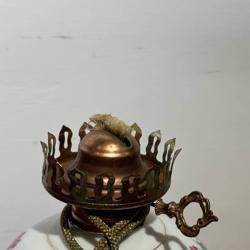 歐式玫瑰瓷油燈