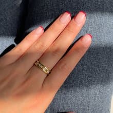 Eloise 欖尖型開口戒指 | Sachelle Collective