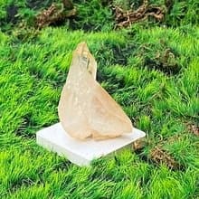 天然原礦粉皮雙生白水晶簇 療癒 避邪 淨化 能量 擺件 招財開運