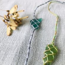 非常人x海石小姐 編織海玻璃手鍊