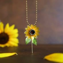 2Wayブローチ&ネックレス太陽の花ひまわり