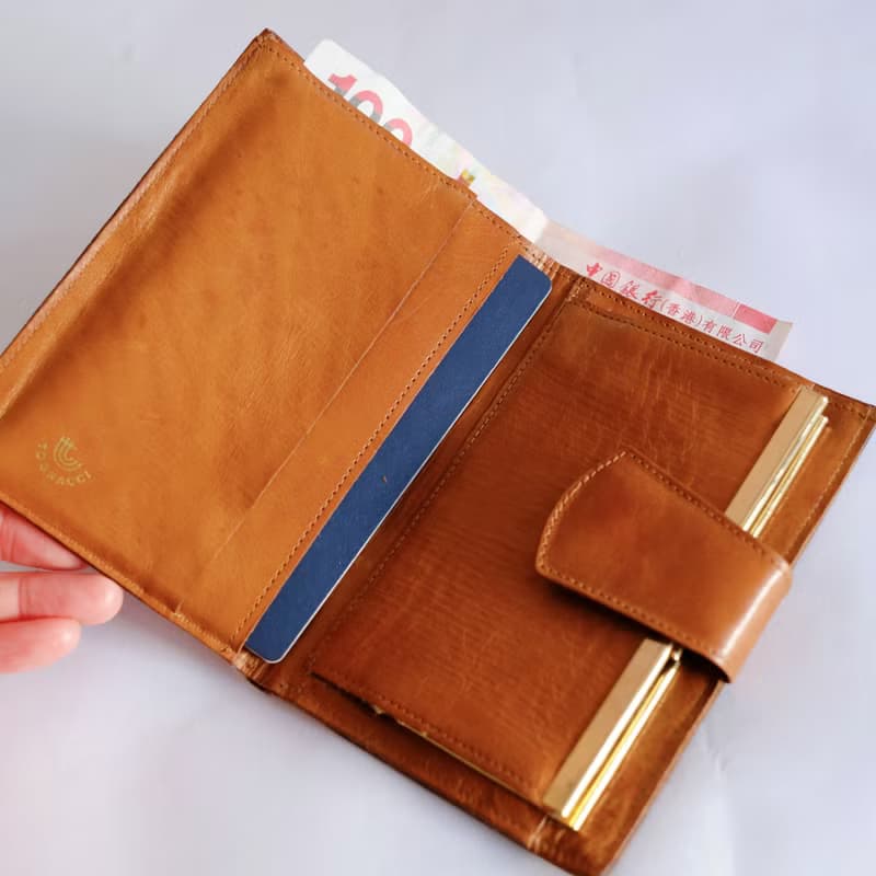 復古意大利 Tognacci 真皮錢包