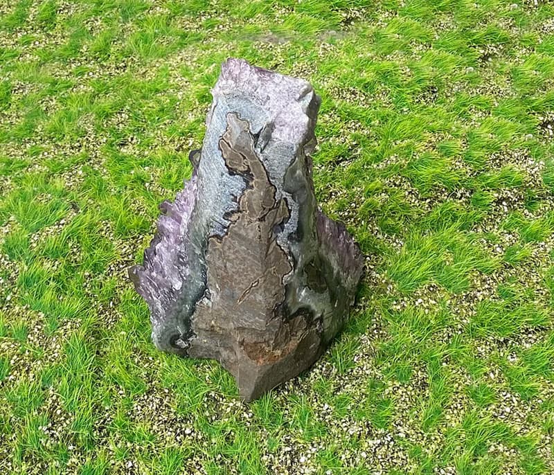 天然原礦彩虹紫晶鎮 //紫水晶 財運 招貴人// 開運 療癒//淨化