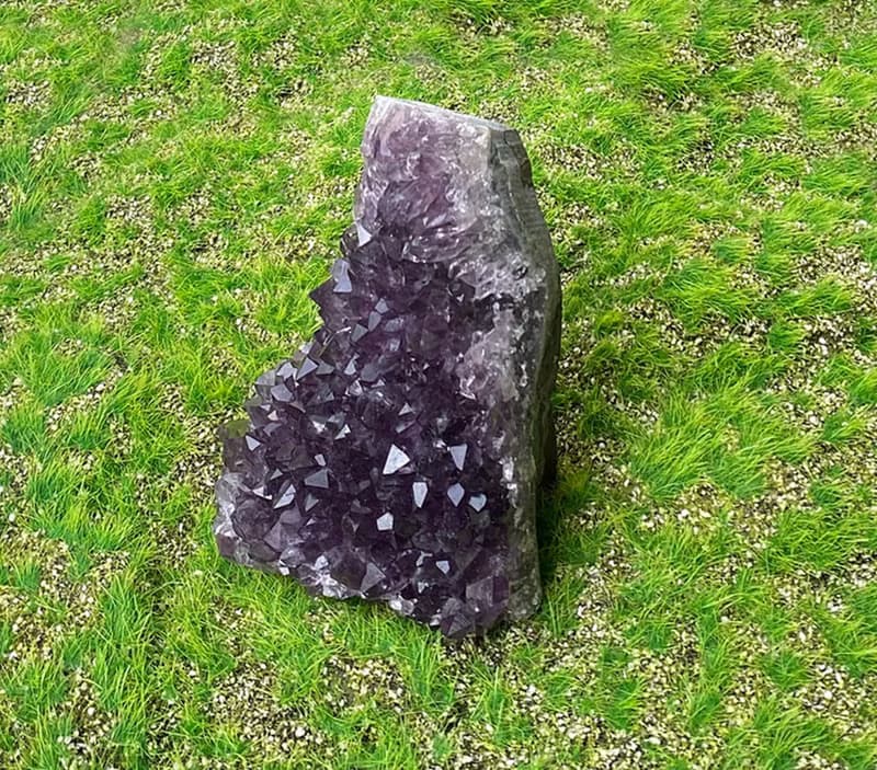 天然原礦彩虹紫晶鎮 //紫水晶 財運 招貴人// 開運 療癒//淨化
