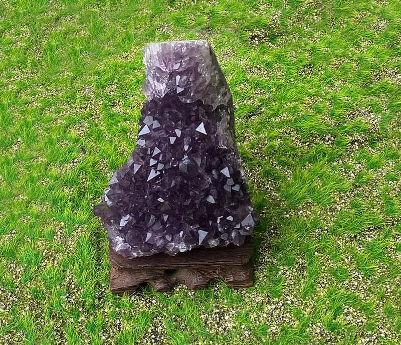 天然原礦彩虹紫晶鎮 //紫水晶 財運 招貴人// 開運 療癒//淨化