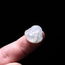 冰種翡翠精雕彌勒佛 | 天然緬甸玉翡翠A貨 | 送禮