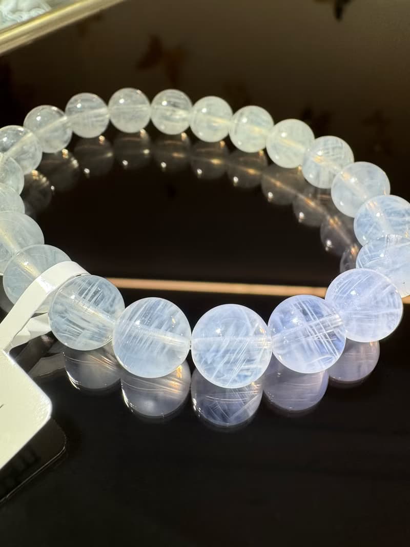 畢業收藏滿針天然藍針9mm22.72g吸收自身濁氣增加信心溝通能力