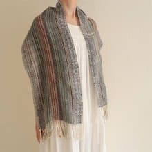 手織りストール　リネンシルク　星座　タペストリー　ギフト　Shawl (S) 24　入學   畢業　母親節　禮物　生日禮物