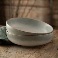 愛爾蘭Belleek Living 海霧窯變釉 陶瓷圓形深盤4入組 入厝禮