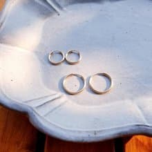 |14kgf抗過敏懶人過夜|圈圈耳環