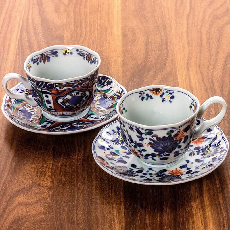 日本藍凜堂咖啡杯杯碟套裝日式陶瓷青花下午茶杯紅茶杯茶具禮盒裝