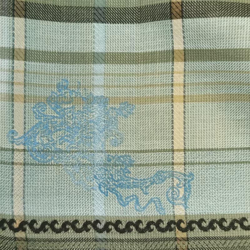 Celine Vintage Handkerchief Woven Fabric 18.5 x 17.5 inches