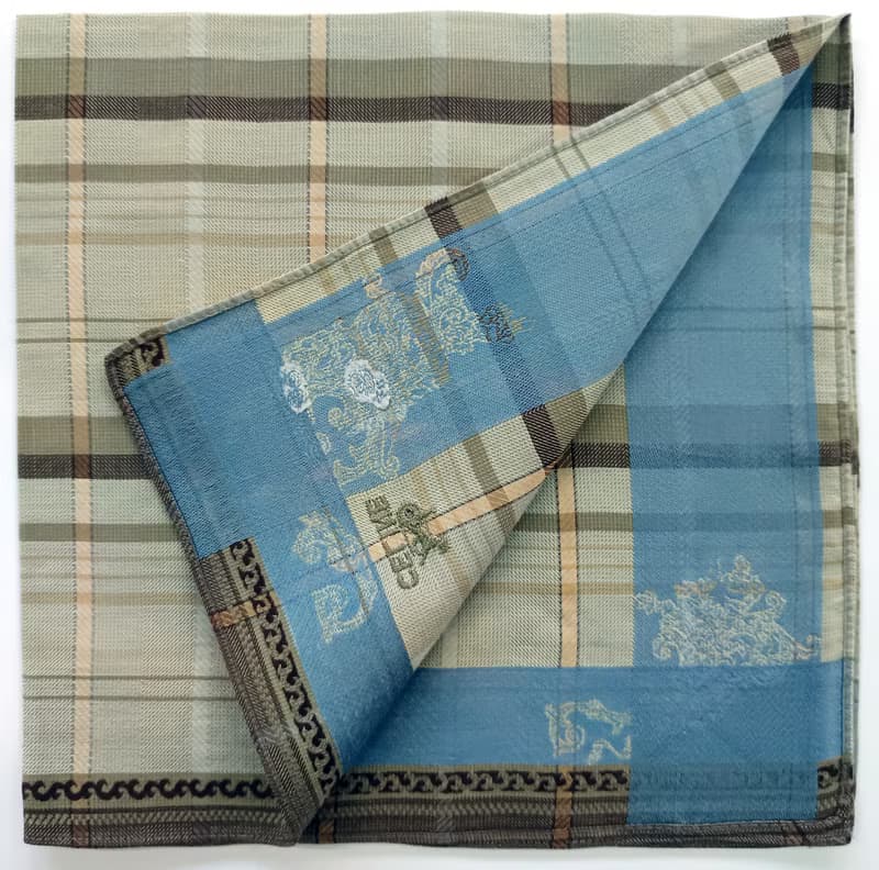 Celine Vintage Handkerchief Woven Fabric 18.5 x 17.5 inches