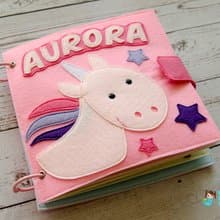 Cloth book, gift for toddler girl