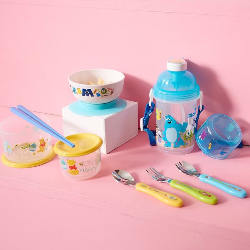 【Baby City娃娃城】迪士尼玩具總動員不銹鋼餐具學習組