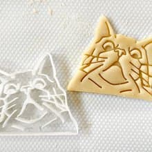 Funny Cat Portrait  Cookie Cutter