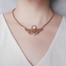N53/SS24~幽靈水晶 l 蠟線 l 手工編織 l 項鍊