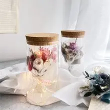 熱銷永生花小花束花罐 | 三款夢幻色系 聖誕禮物 情人節禮物 交換