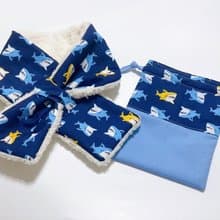 毛茸茸兒童圍巾  鯊魚 秋冬保暖 聖誕禮物首選 限量商品