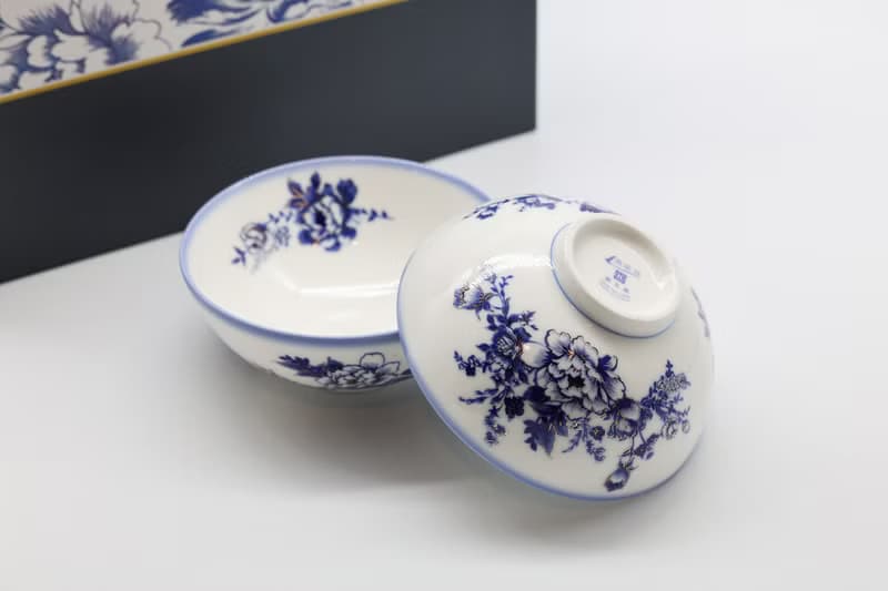 新太源-牡青花金彩碗(6入)