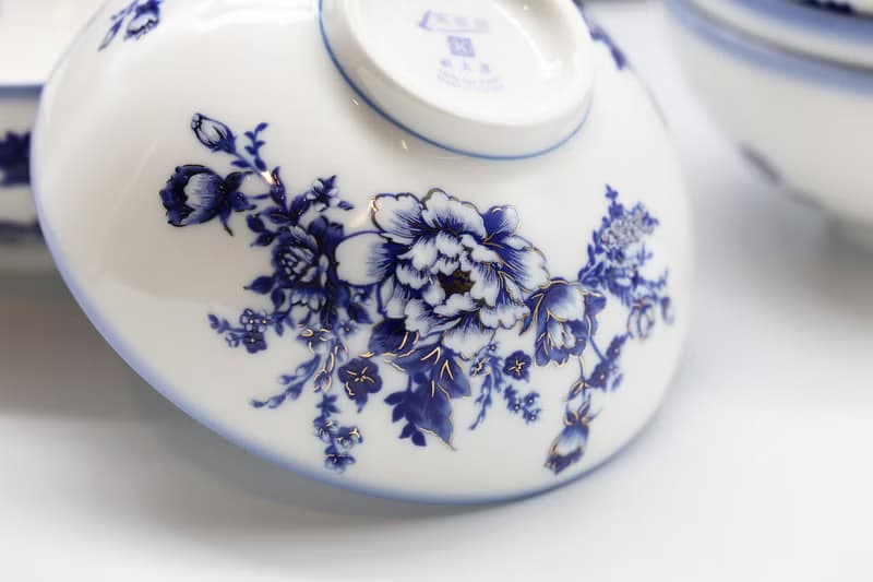 新太源-牡青花金彩碗(6入)