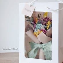 粉色系永生花不凋乾燥花束