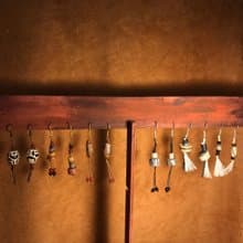 【SISIRE |南非琉璃老珠耳環】老物重生系列 民族風飾品 非洲飾品