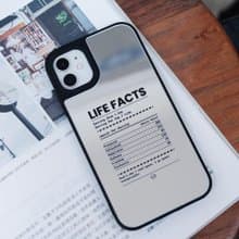 鏡面款 LIFE FACTS成份表 防摔手機殻 IPhone Case