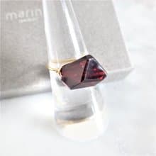 ギフト包装付14kgf Garnet wrapped ring #11,#13