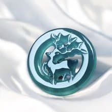 冰藍水翡翠巧雕一鹿有您 | 天然翡翠A貨 | 送禮