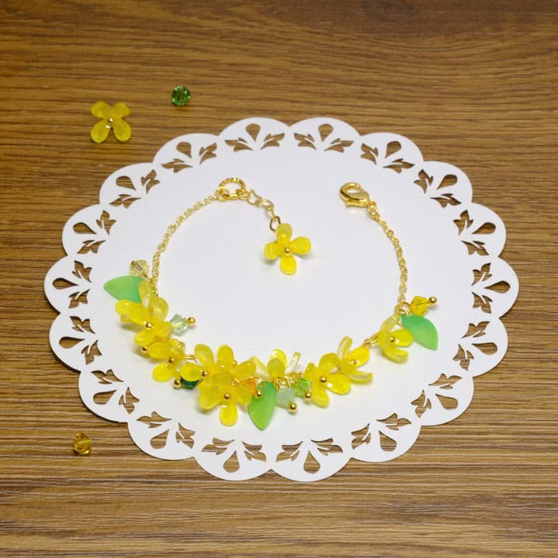 桂花手鍊【月中花】