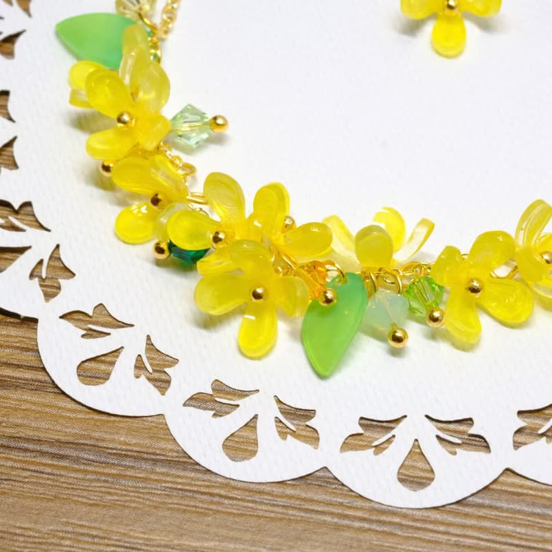 桂花手鍊【月中花】