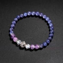 坦桑石薰衣草紫水晶手鍊 | 天然水晶手鍊禮物