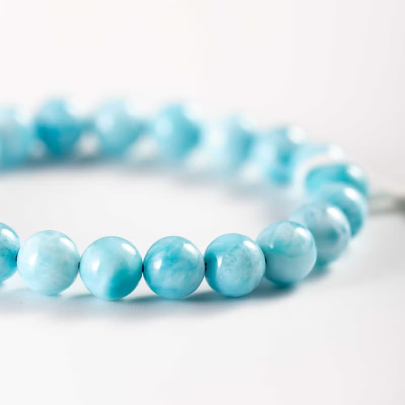 拉利瑪石海紋石手鍊 | 一物一圖 | 天然水晶手鏈