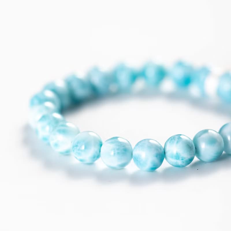 拉利瑪石海紋石手鍊 | 一物一圖 | 天然水晶手鏈