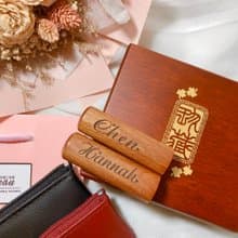 珍藏木盒組 訂製結婚對章 結婚登記 結婚送禮