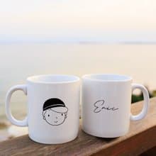 專屬訂製禮物馬克杯 頭像文字雕刻馬克杯 創意禮物紀念品