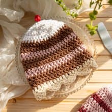 蛋糕鑰匙包-巧克力