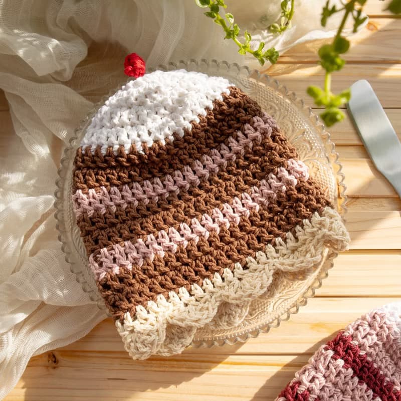 蛋糕鑰匙包-巧克力