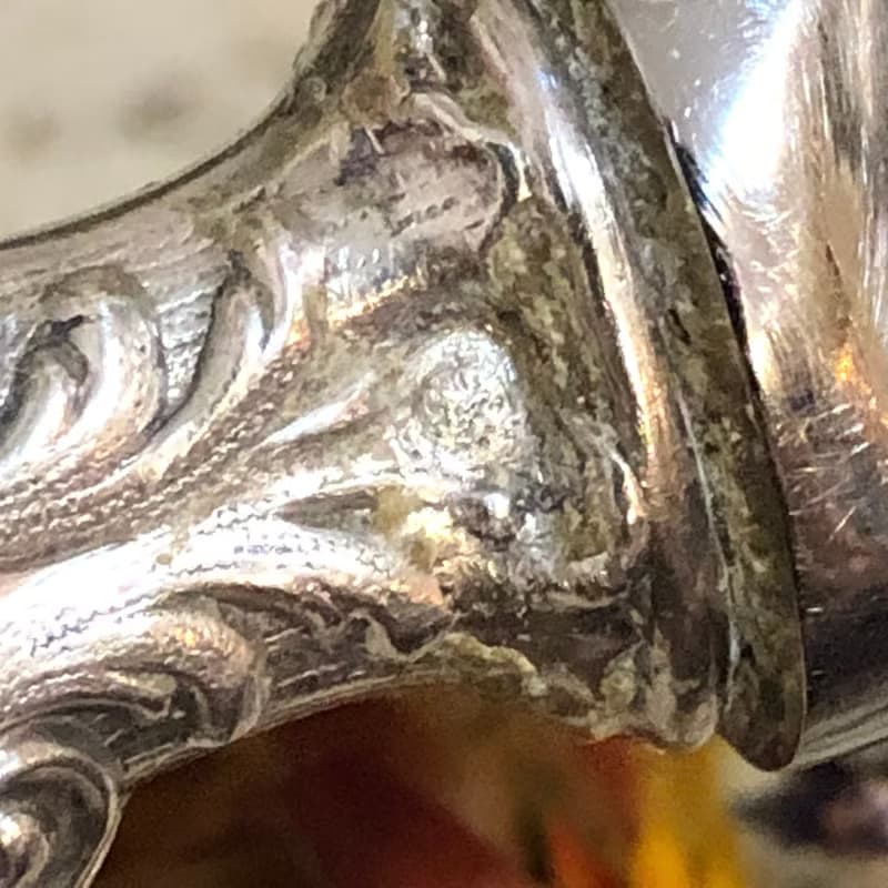 法國Art Nouveau 純銀柄訂製款大型雕花拆信刀