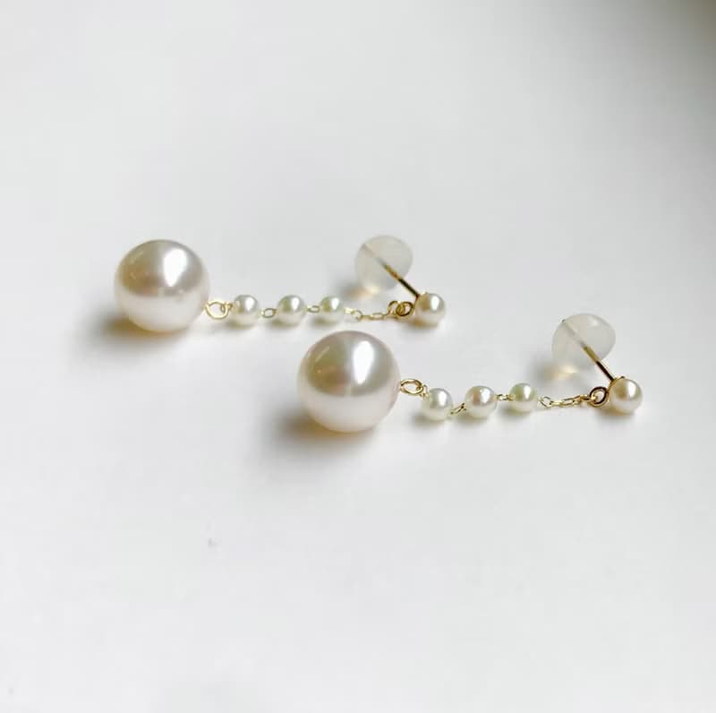 Akoya pearl earring【Ltd.price】sea pearl