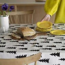 北歐設計師款 - 冷杉桌巾(147X250cm) GRAN TABLECLOTH , BLACK