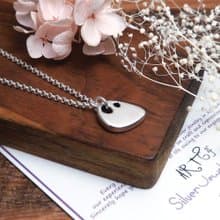 雪的記憶 925純銀項鍊 三角形 女款 16吋 女生項鍊 情人節禮物