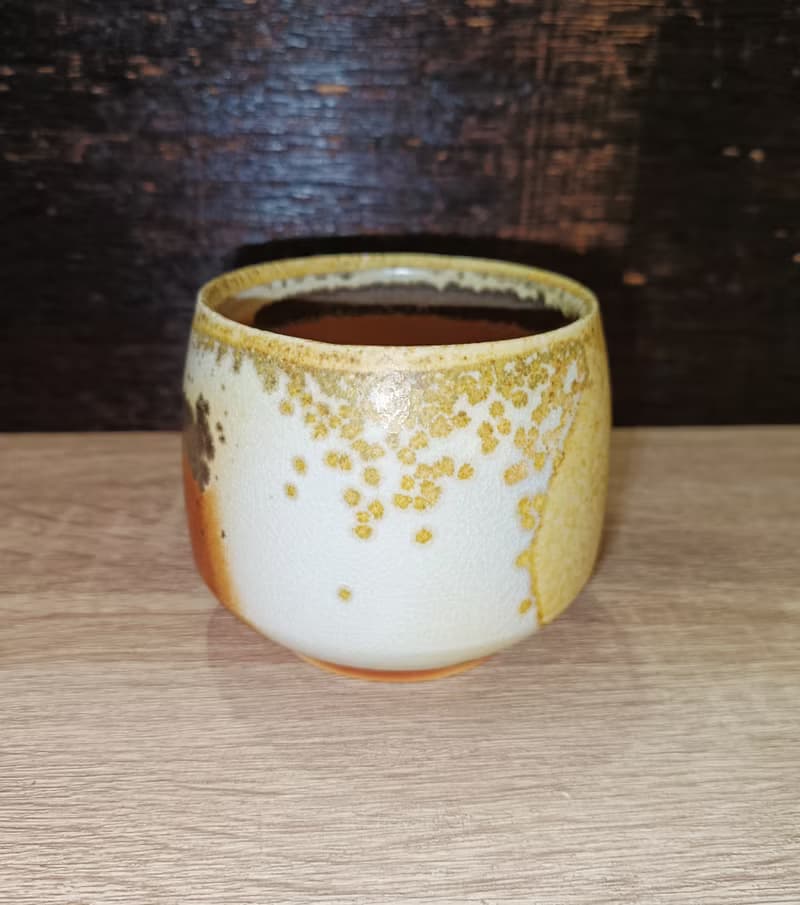 柴燒無釉水杯.茶杯-鶯歌李玟叡