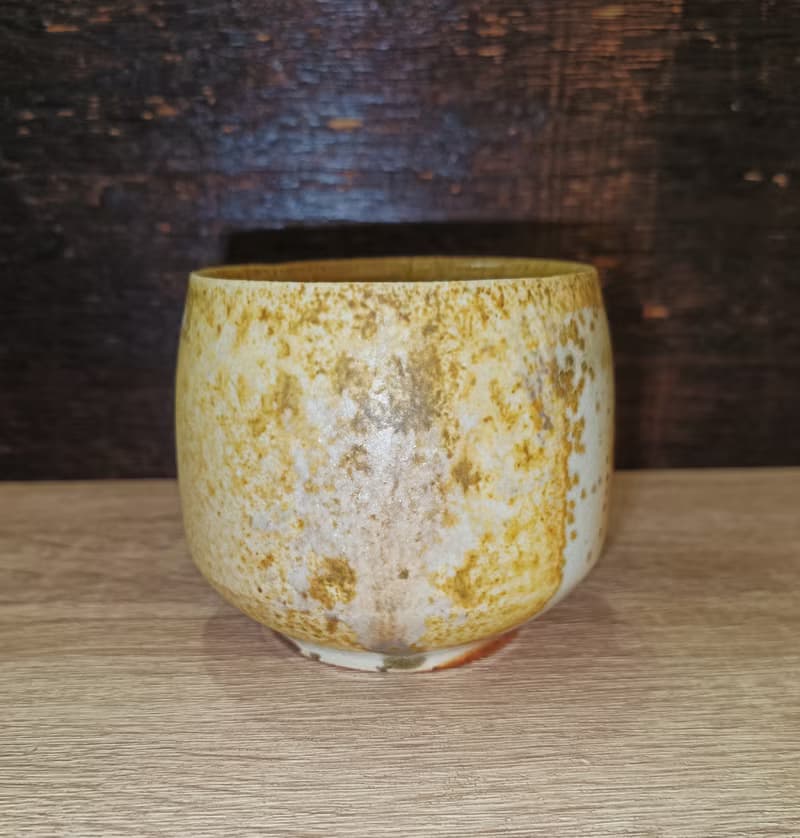 柴燒無釉水杯.茶杯-鶯歌李玟叡