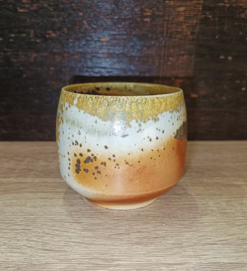 柴燒無釉水杯.茶杯-鶯歌李玟叡