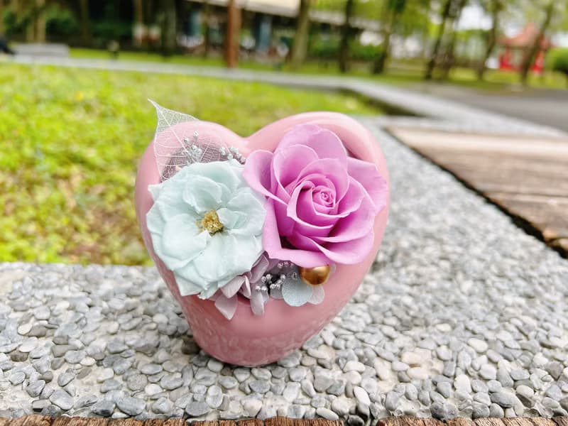 愛心/心型/永生花/乾燥花/擴香/桌花/盆花
